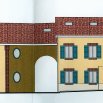 Restauro conservativo in Quattro Castella, Via De Amicis (1998)